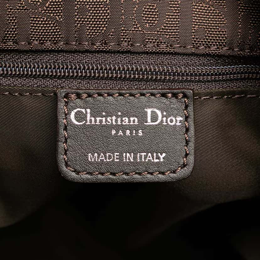 Dior Medium Diorissimo Trotter Nylon Lovely Tote Brown Good condition - Box View
