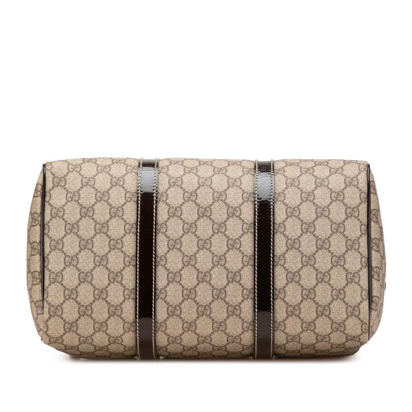 Gucci GG Supreme Joy Boston Brown Canvas Good condition - Inside View