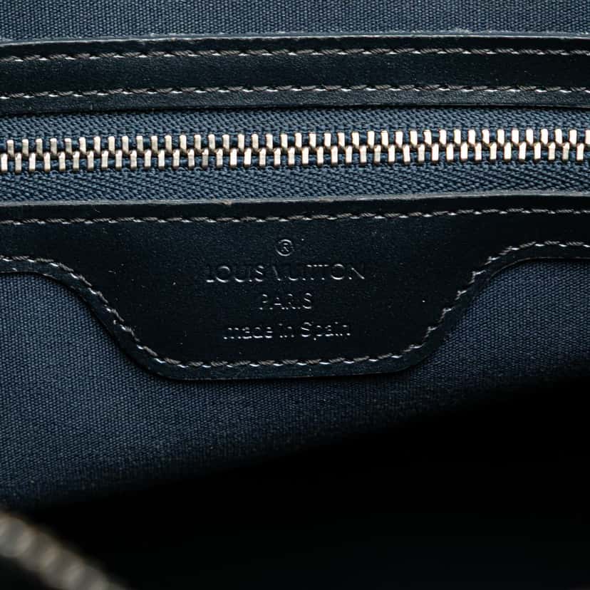 Louis Vuitton Monogram Mat Stockton Blue Leather Good condition - Box View