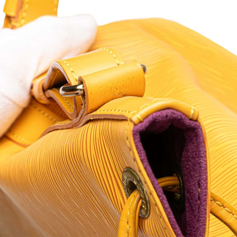 Louis Vuitton Epi Petit Noe Yellow Leather Good condition - Box View