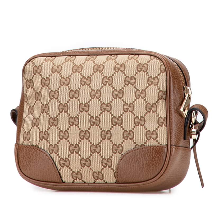 Gucci GG Canvas Bree Crossbody Brown Canvas Good condition - Back View
