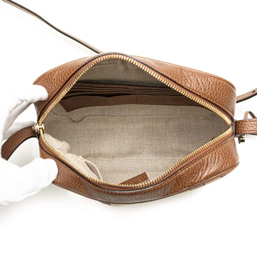 Gucci GG Canvas Bree Crossbody Brown Canvas Good condition - Box View