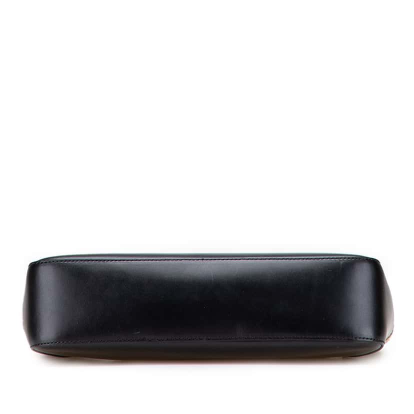 Gucci Leather Web Handbag Black Leather Good condition - Inside View