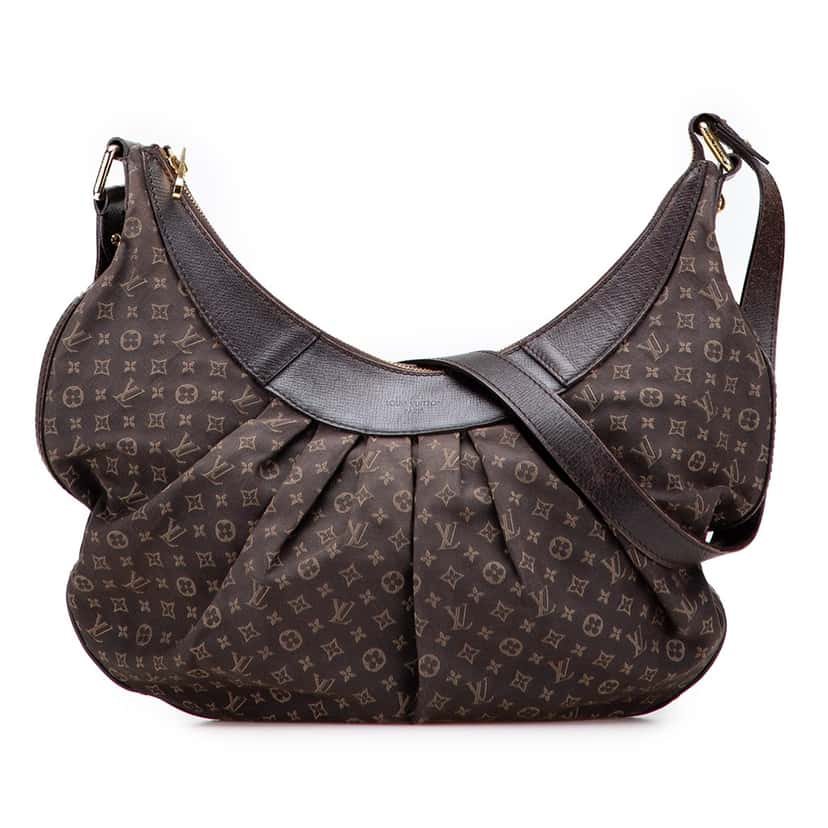 Louis Vuitton Monogram Mini Lin Rhapsody MM Brown Canvas Good condition - Front View