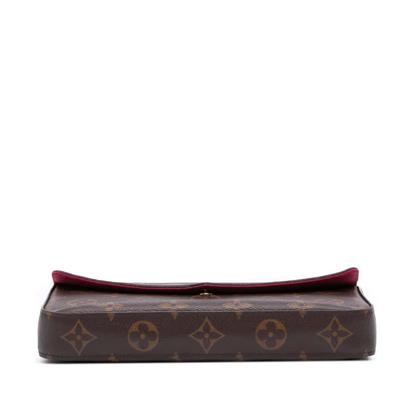 Louis Vuitton Monogram Pochette Felicie Brown Canvas Good condition - Inside View