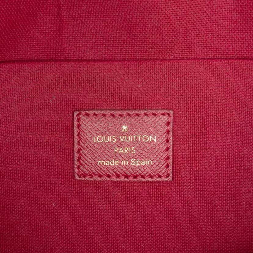 Louis Vuitton Monogram Pochette Felicie Brown Canvas Good condition - Box View