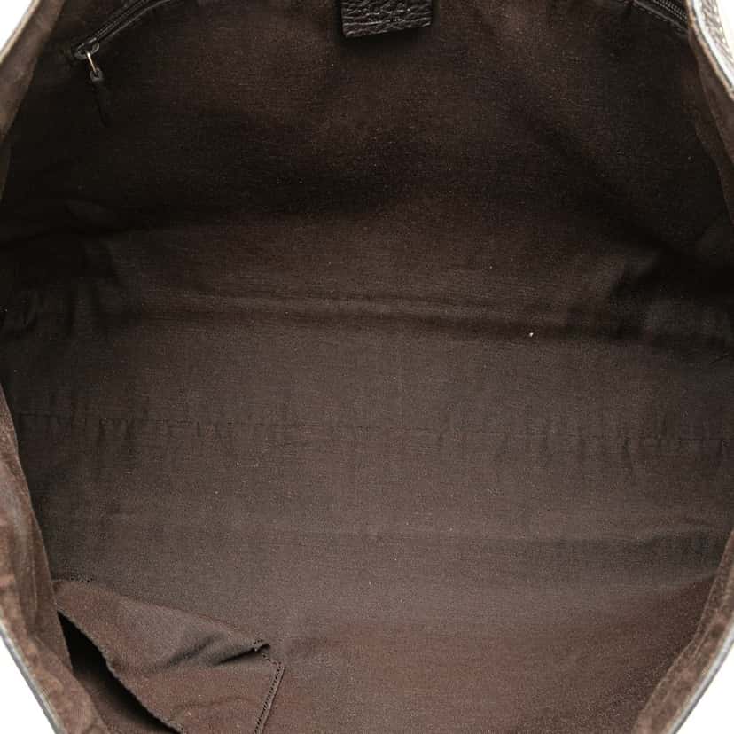 Gucci GG Crystal Abbey D Ring Tote Brown Canvas Good condition - Model View