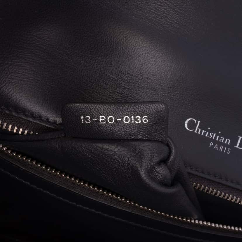 Dior Medium Metallic Patent Microcannage Diorama Flap Pink Leather Good condition - Box View