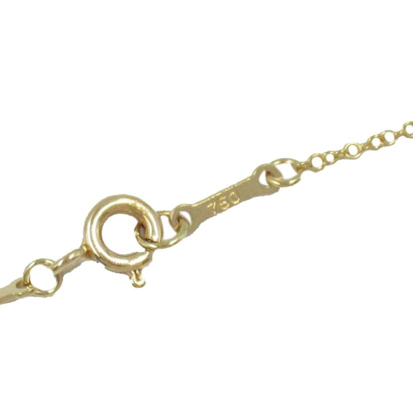 Tiffany & Co 18K Yellow Gold Elsa Peretti Teardrop Pendant Necklace Gold Gold Good condition - Model View