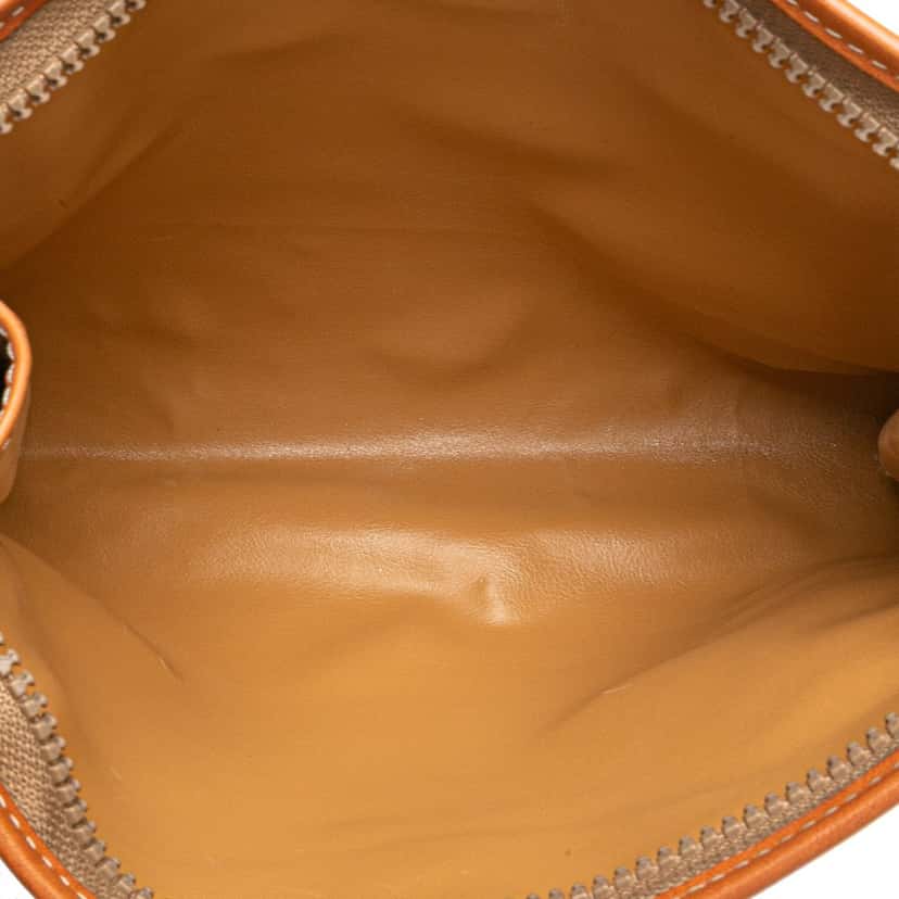 Celine Macadam Coated Canvas Clutch Brown Canvas Good condition - Model View