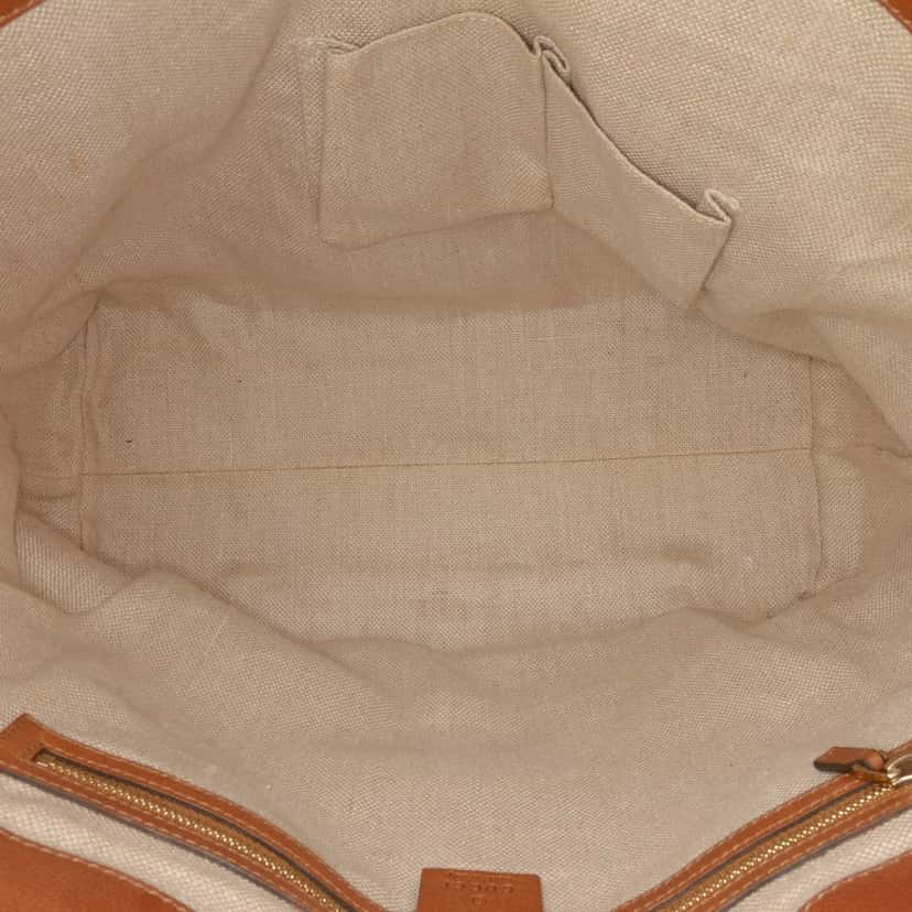 Gucci GG Canvas Marrakech Tote Brown Canvas Good condition - Model View