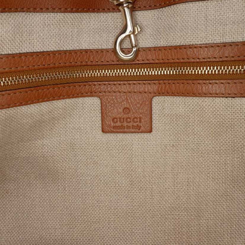 Gucci GG Canvas Marrakech Tote Brown Canvas Good condition - Box View