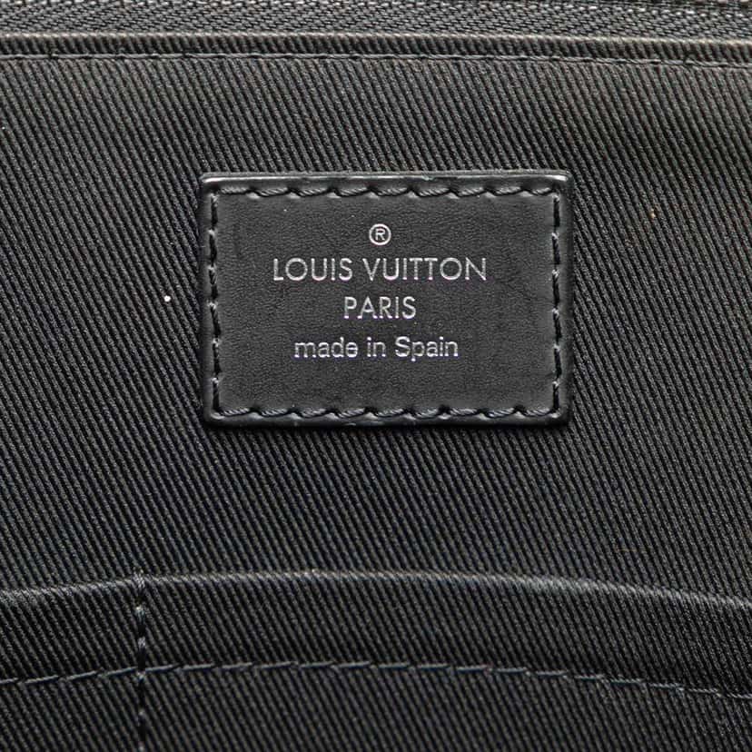 Louis Vuitton Damier Graphite Porte Documents Jour Black Canvas Good condition - Box View