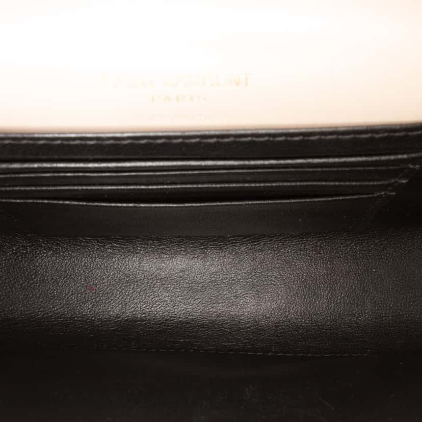 Saint Laurent Smooth Calfskin Monogram Kate Belt Bag Brown Leather Good condition - Model View