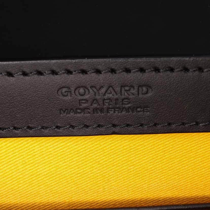 Goyard Goyardine Saigon Structured PM Black Canvas Good condition - Box View