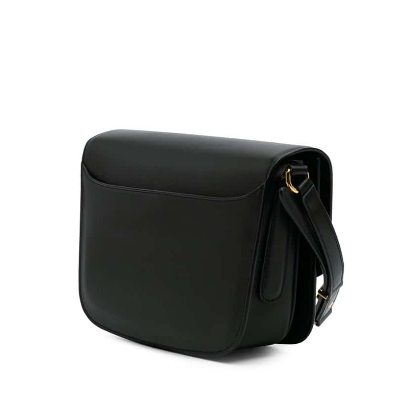 Salvatore Ferragamo Leather Trapezio Crossbody Black Leather Good condition - Back View
