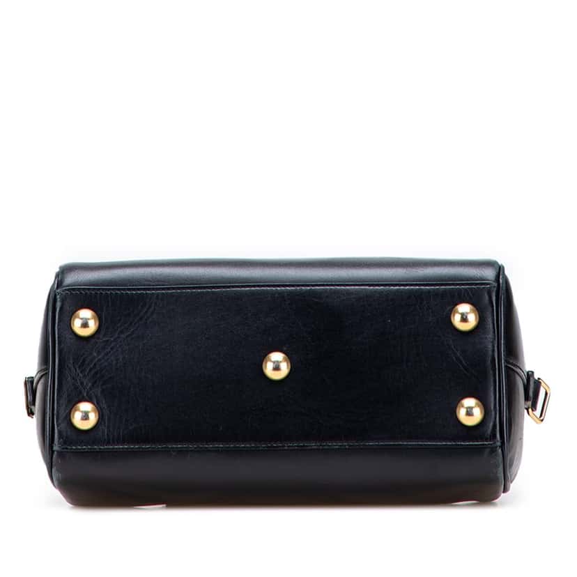Saint Laurent Baby Leather Classic Duffle Satchel Black Leather Good condition - Inside View