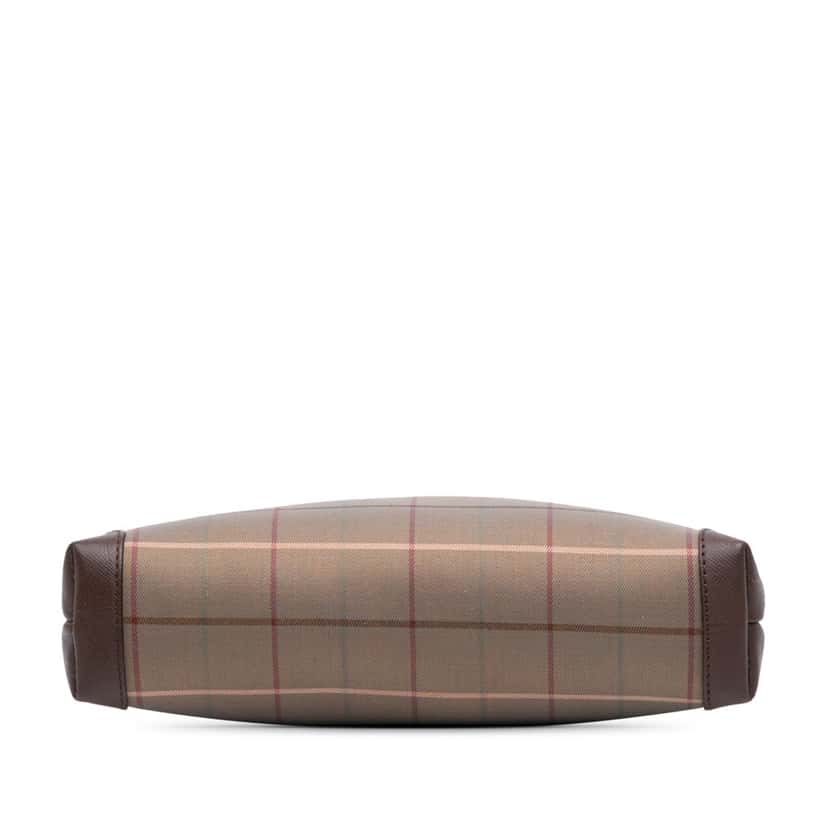 Burberry Vintage Check Canvas Satchel Brown Canvas Good condition - Inside View