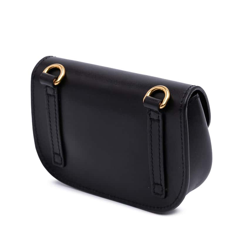 Dior Micro Leather Bobby Crossbody Black Leather Good condition - Back View