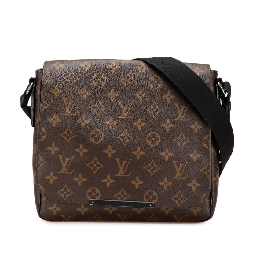 Louis Vuitton Monogram Macassar District PM Brown Canvas Good condition - Front View