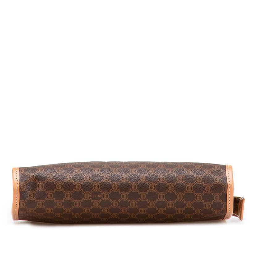 Celine Macadam Coated Canvas Clutch Brown Canvas Good condition - Inside View