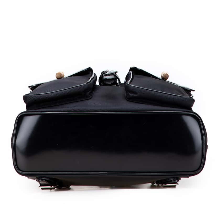 Gucci Nylon Bamboo Backpack Black Good condition - Inside View