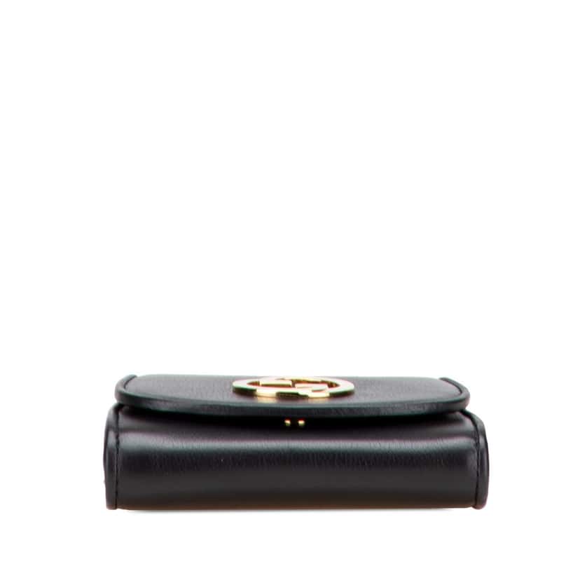 Gucci Medium Calfskin Blondie Wallet on Chain Black Leather Good condition - Inside View
