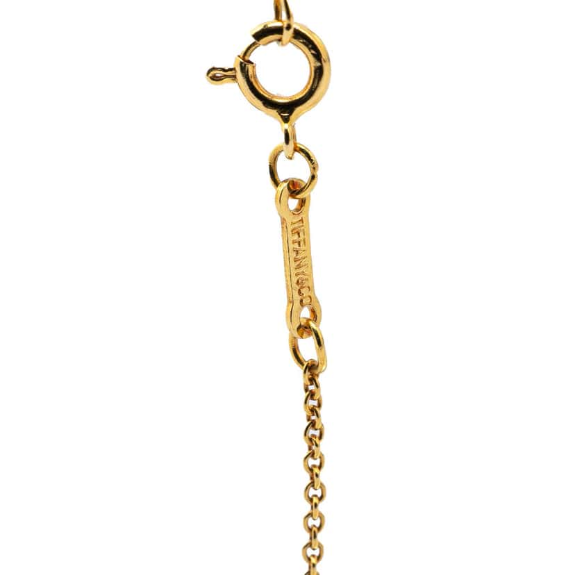 Tiffany & Co Elsa Peretti 18K Yellow Gold Open Teardrop Pendant Necklace Gold Gold Good condition - Inside View