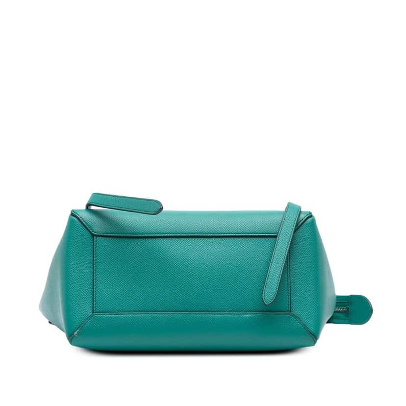 Celine Micro Grained Calfskin Belt Bag Green Leather Good condition - Inside View