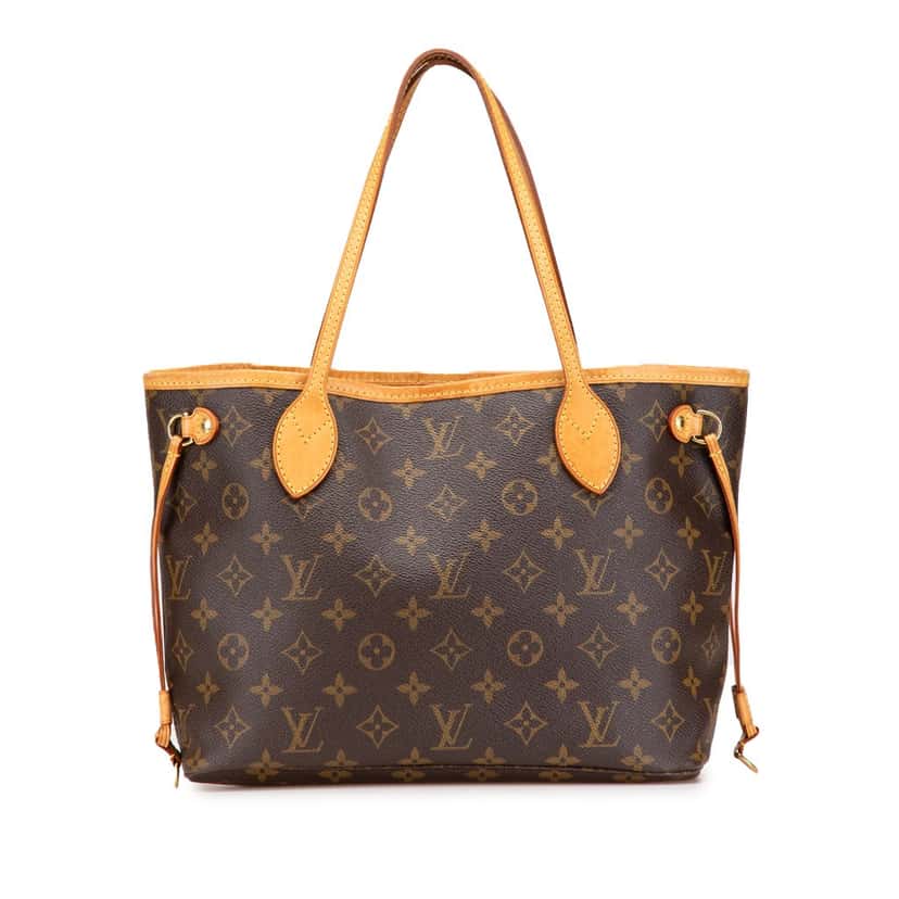 Louis Vuitton Monogram Neverfull PM Brown Canvas Good condition - Front View
