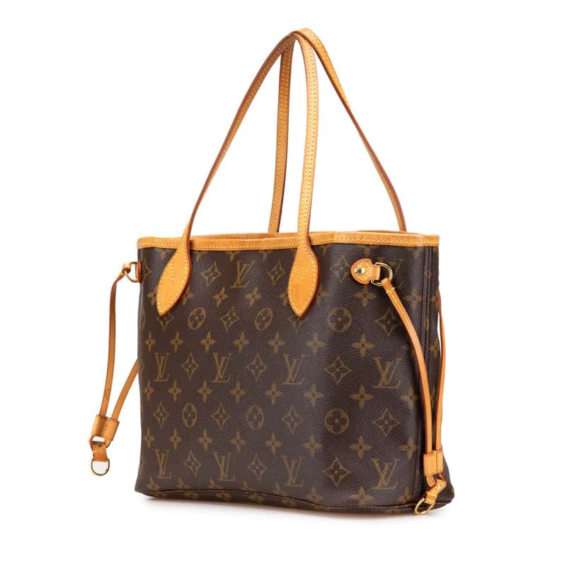 Louis Vuitton Monogram Neverfull PM Brown Canvas Good condition - Back View