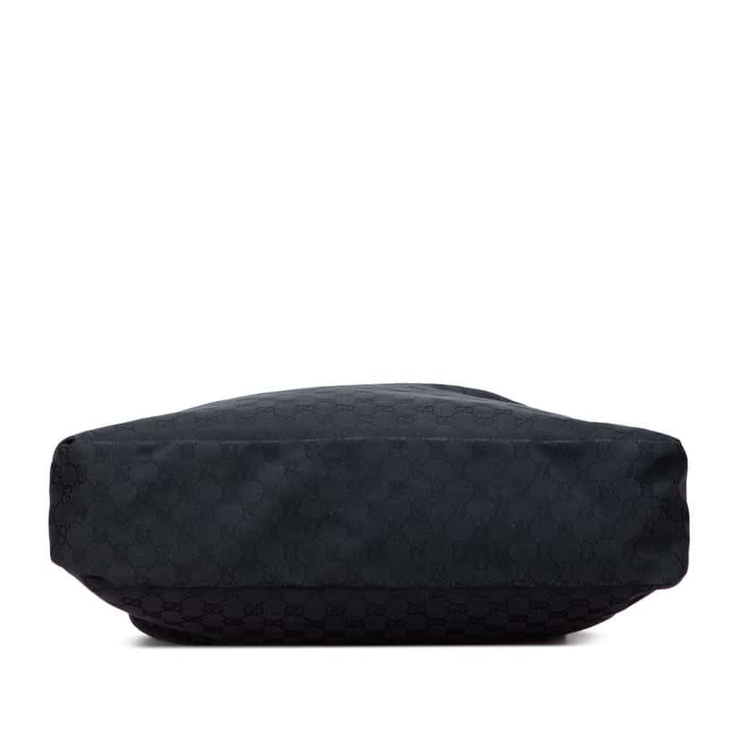 Gucci Large GG Canvas Horsebit Hobo Black Canvas Good condition - Inside View