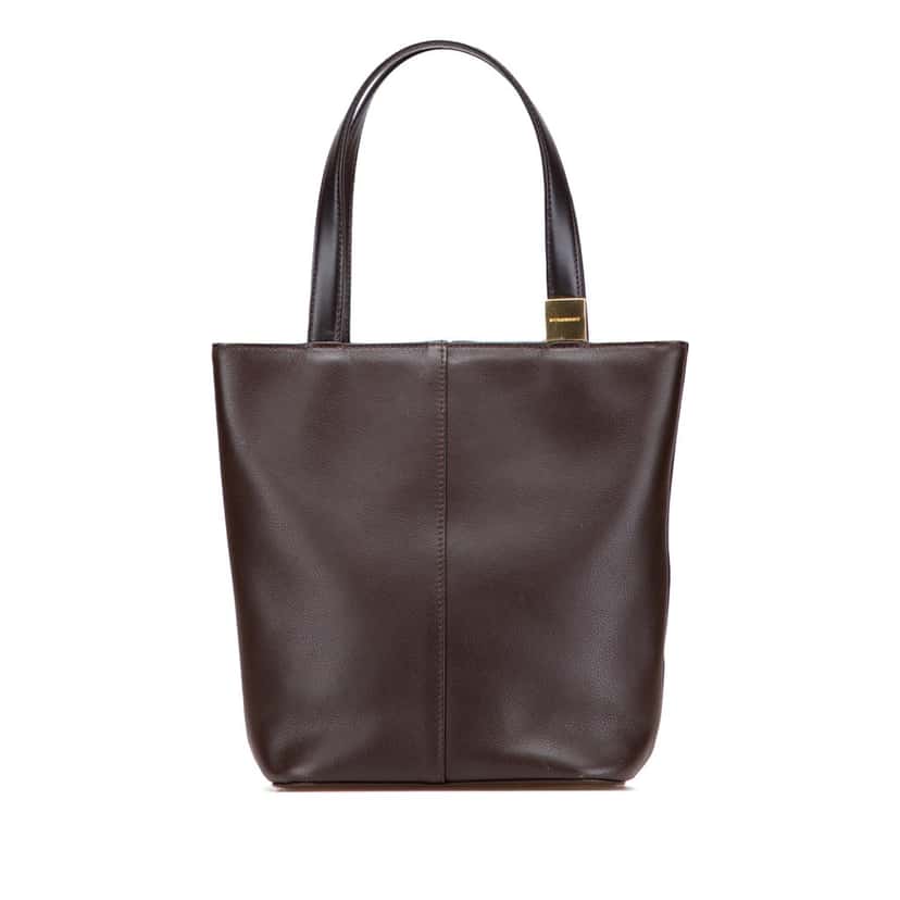 Burberry Leather Tote Brown Leather Good condition - Front View