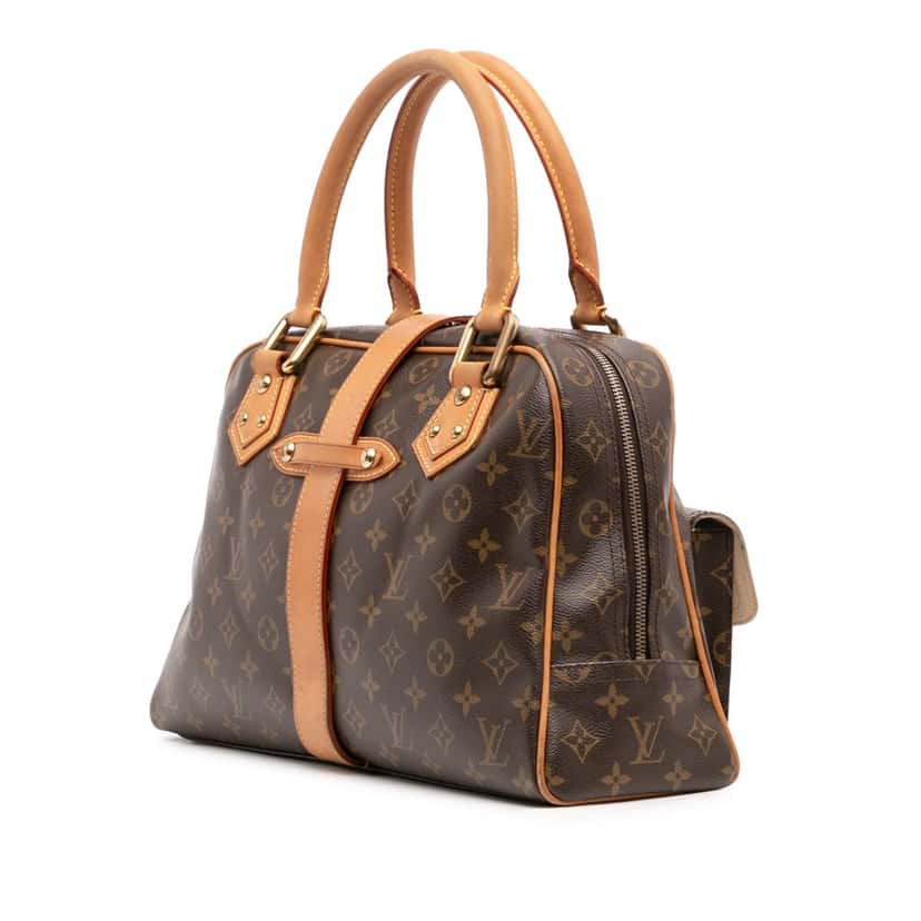 Louis Vuitton Monogram Manhattan GM Brown Canvas Good condition - Back View