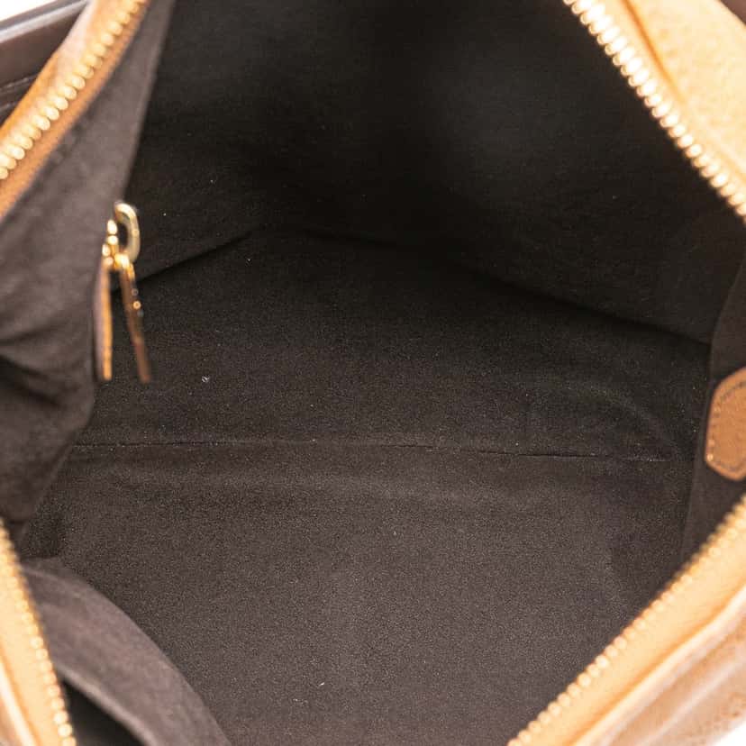 Louis Vuitton Monogram Mahina Selene MM Brown Leather Good condition - Model View