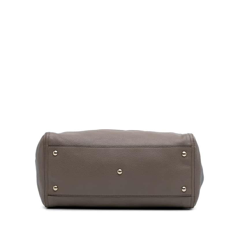 Gucci Medium Leather Soho Cellarius Tote Brown Leather Good condition - Inside View