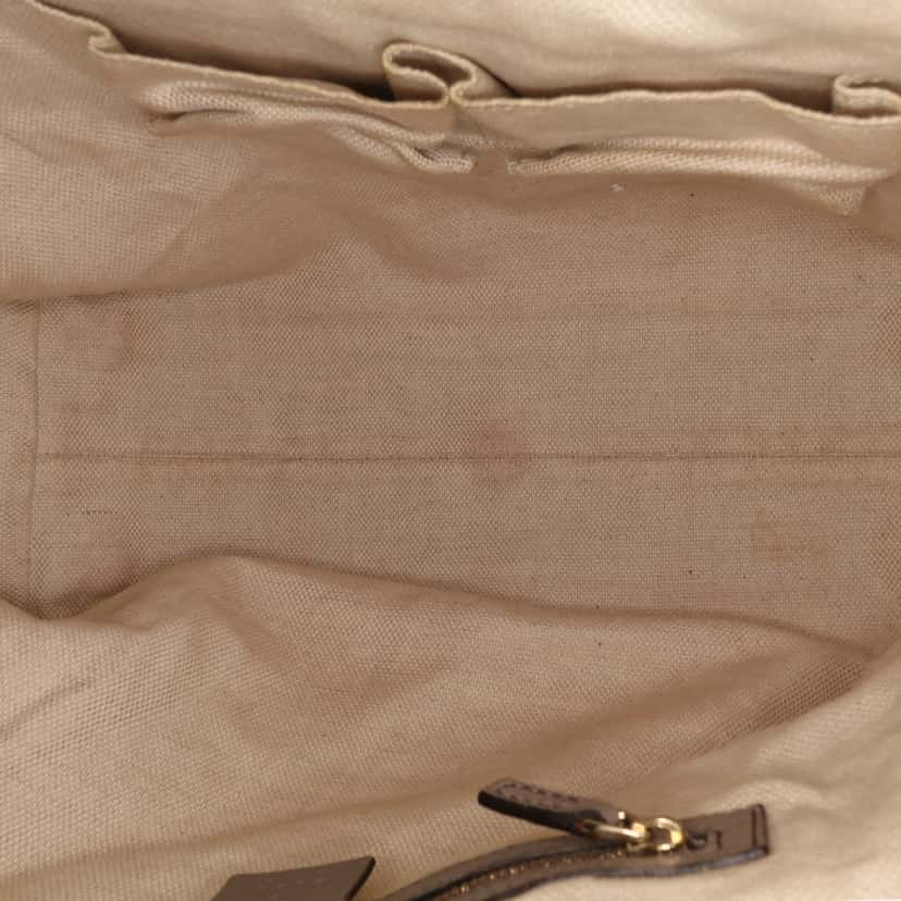 Gucci Medium Leather Soho Cellarius Tote Brown Leather Good condition - Model View