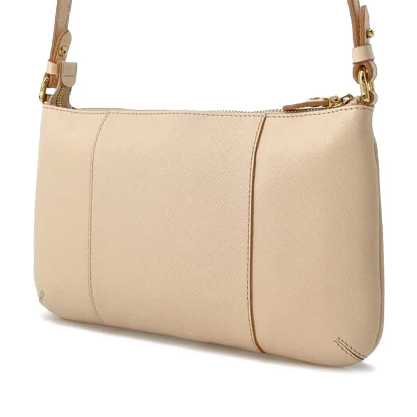 Salvatore Ferragamo Leather Gancini Crossbody Pink Leather Good condition - Back View
