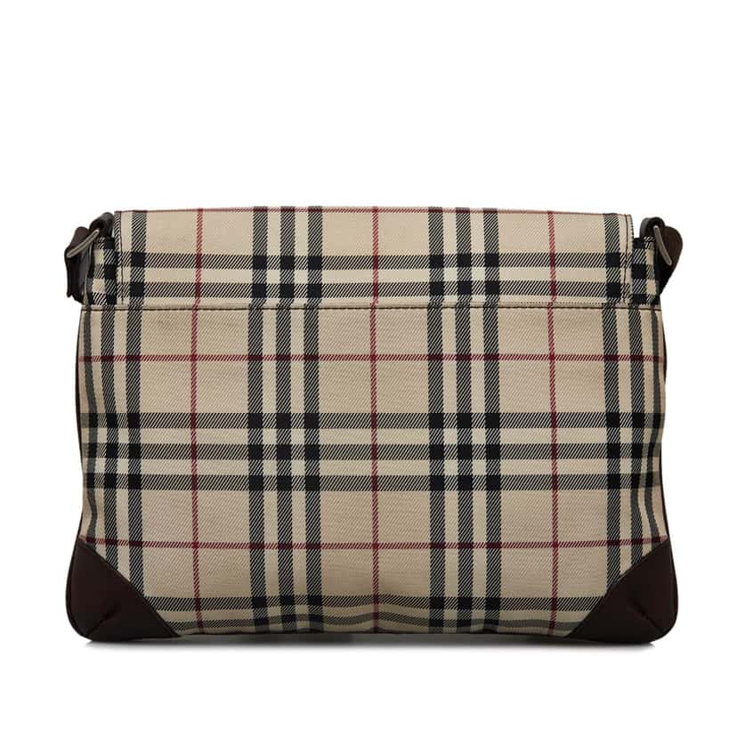 Burberry House Check Crossbody Brown Canvas Good condition - Inside View