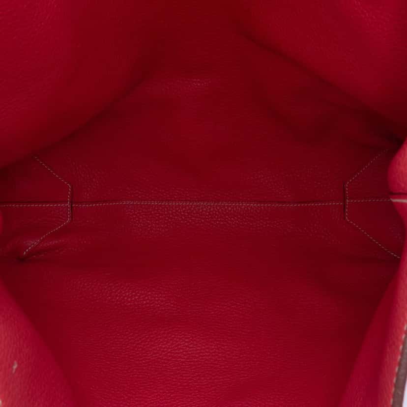 Hermès Clemence Double Sens 36 Pink Leather Good condition - Model View