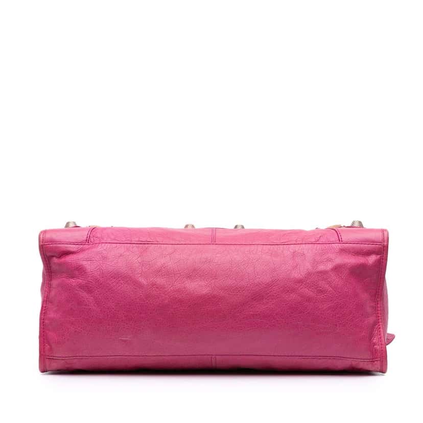 Balenciaga Lambskin Motocross Giant 21 Part Time Satchel Pink Leather Good condition - Inside View