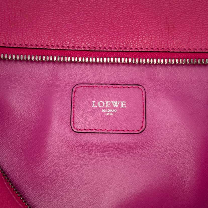 Loewe Tricolor Goatskin Amazona 36 Pink Leather Good condition - Box View