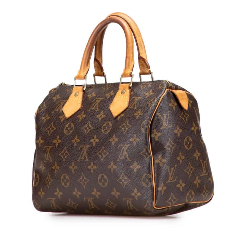Louis Vuitton Monogram Speedy 25 Brown Canvas Good condition - Back View