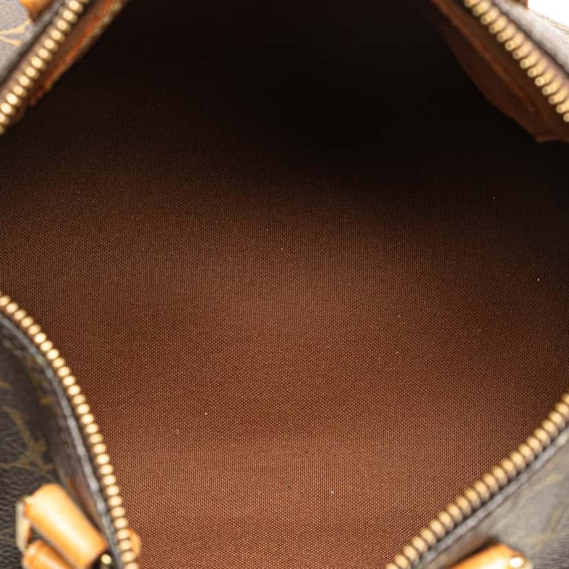Louis Vuitton Monogram Speedy 25 Brown Canvas Good condition - Model View