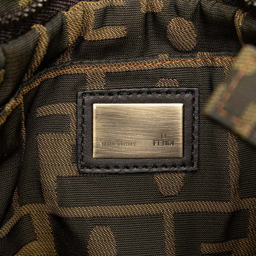 Fendi Zucca Canvas Skull Crossbody Brown Canvas Very good condition - Box View