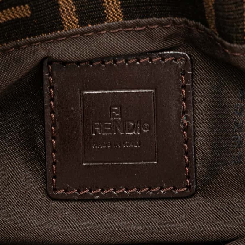 Fendi Zucca Canvas Shoulder Bag Brown Canvas Good condition - Box View