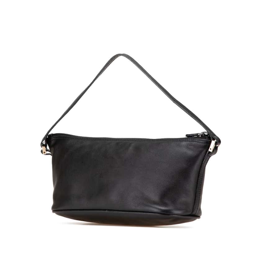 Gucci Leather Boat Black Leather Good condition - Back View