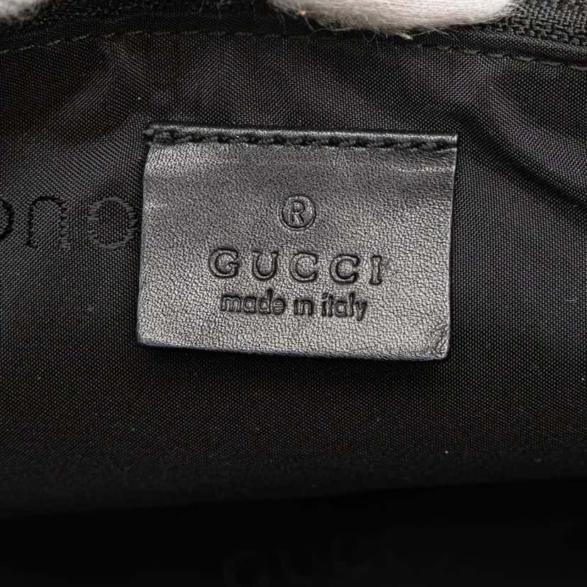 Gucci Leather Boat Black Leather Good condition - Box View
