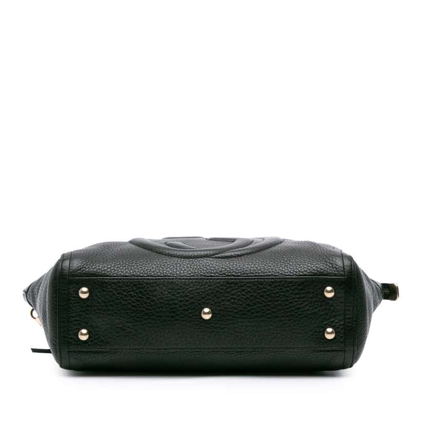 Gucci Small Leather Soho Working Tote Black Leather Good condition - Inside View