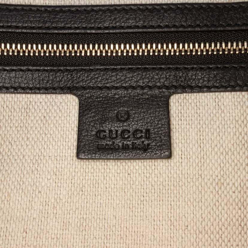 Gucci Small Leather Soho Working Tote Black Leather Good condition - Box View